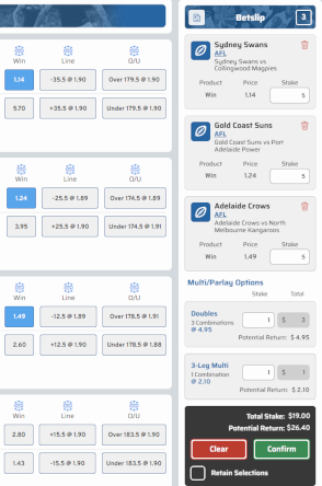 Havabet odds and betslip screenshot Havabet odds and betslip screenshot